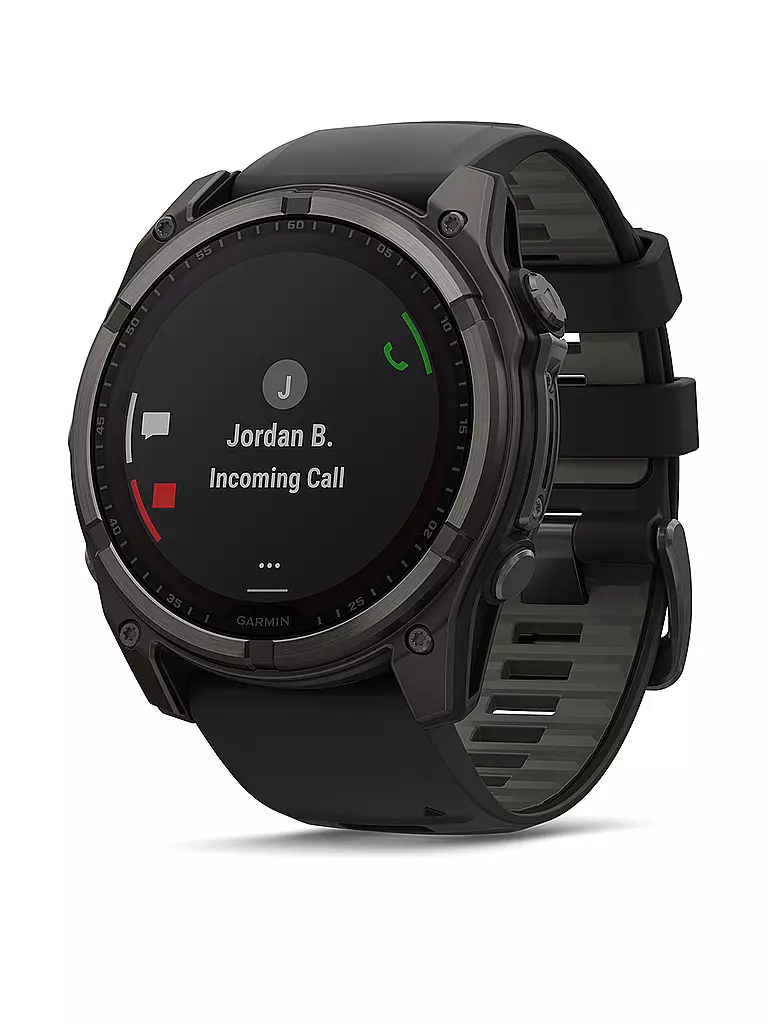 GARMIN GPS Multisport Smartwatch Fenix 8 Solar Sapphire 51mm grau